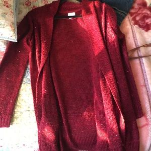 Maroon/Red Cardigan